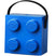 Lunchbox Brick 4 met handvat, Blauw - LEGO