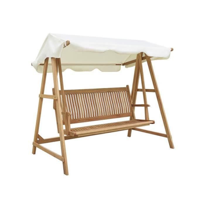 Cstore RONDA 3-zits schommel van eucalyptushout