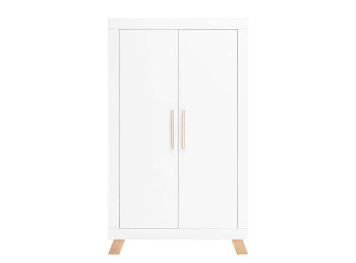 Bopita Lisa 2-deurskast - Wit|Naturel