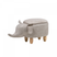 ELEPHANT - Hocker - Grijs - Kunstleer
