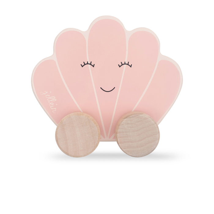 Jollein houten speelgoedauto roze (11 centimeter x 6 centimeter x 8