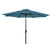 Hioshop Felix parasol met slinger en kantelfunctie Ø 3 m, blauw.