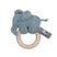Baby's Only Houten rammelaar olifant - Stonegreen