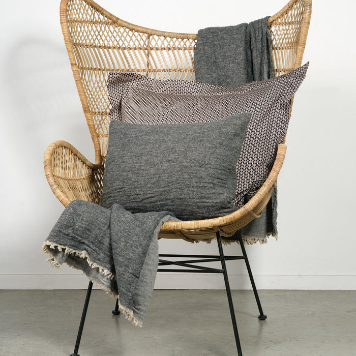 Vandyck HOME 81 Plaid 130 x 220 cm - Anthracite