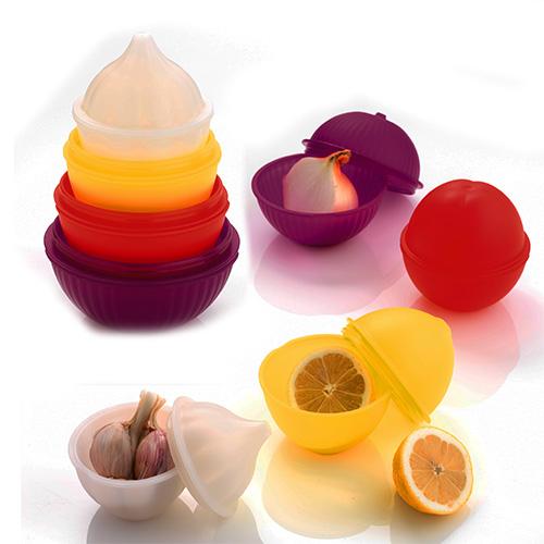 Mastrad - Bewaarbakjes set van 4 - Mastrad