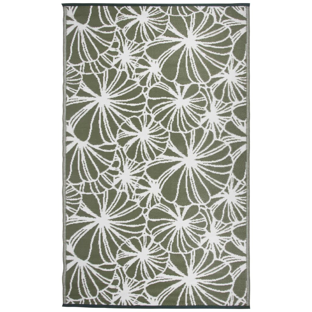 Esschert Design Buitenkleed 241x152 cm bloemmotief OC21