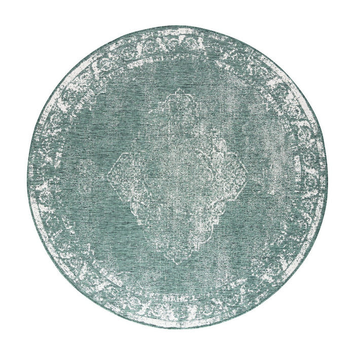 Eva Interior Buitenkleed Rond sage - Groen - dubbelzijdig  200cm