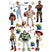 Disney muursticker Toy Story wit, groen en blauw - 42,5 x 65 cm - 6001
