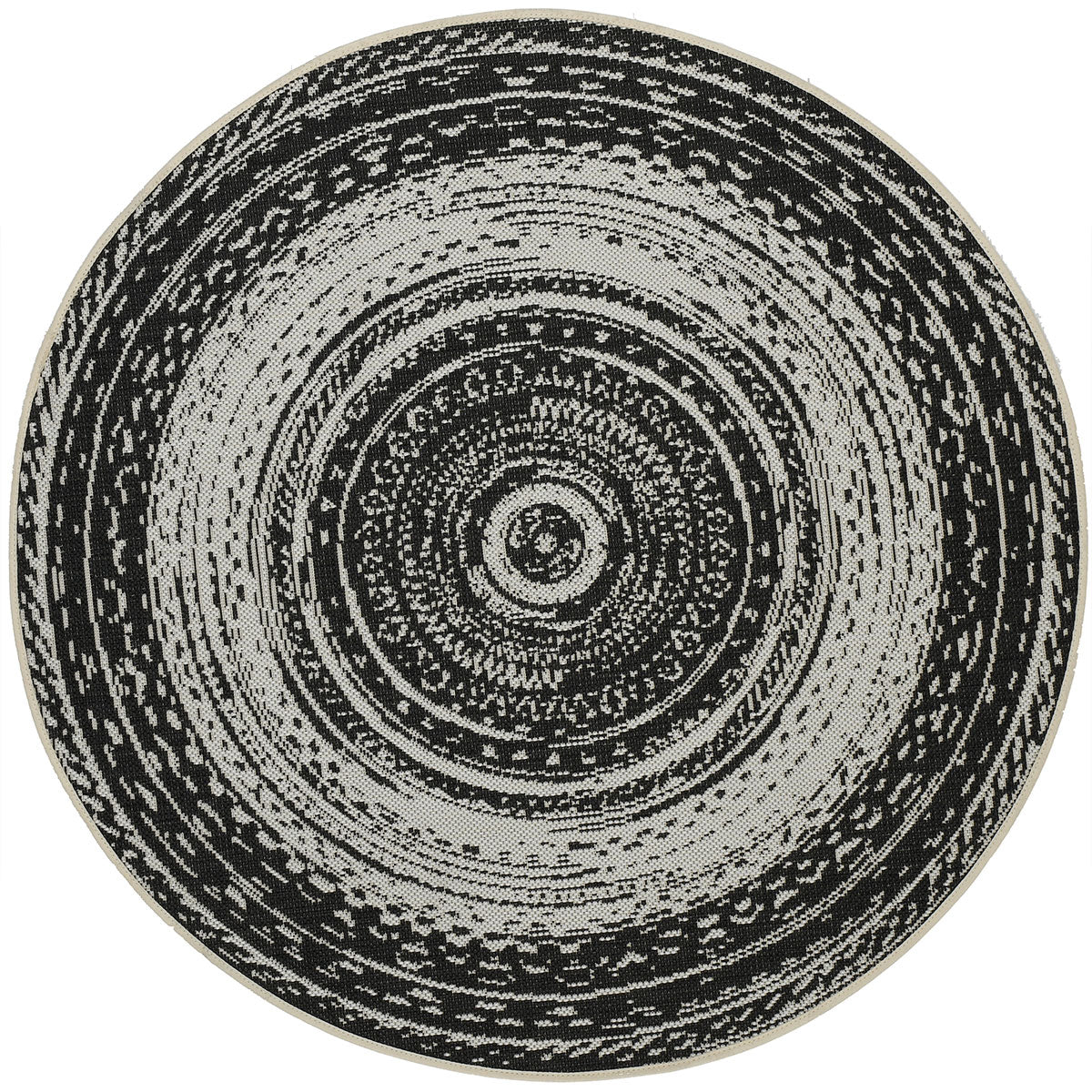 Garden Impressions Buitenkleed Antique donker grijs Ø160 cm