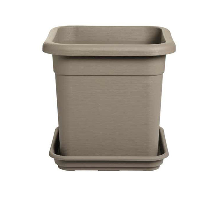 Erba - Plantenbak - Decor Quadro - 55x55x45 - Taupe
