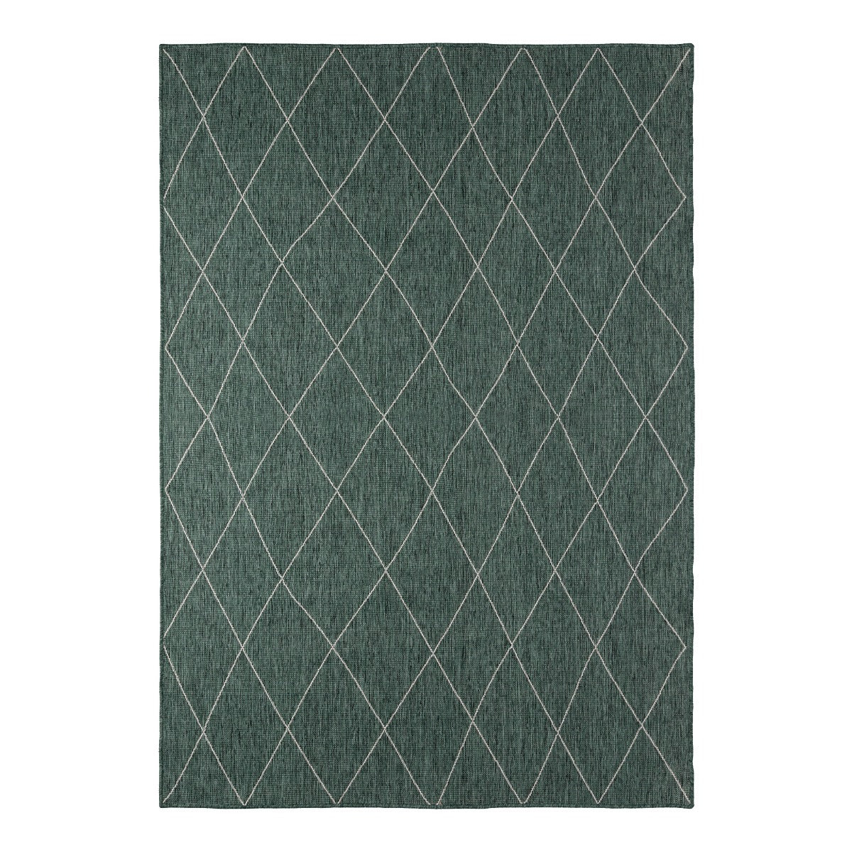 Vintt Buitenkleed Kriscross Groen dubbelzijdig -200 x 290 cm - (L)