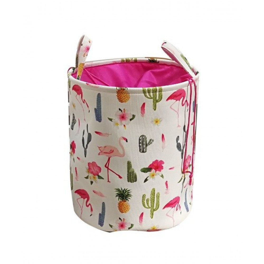 By Baboo - Opbergmand knuffels en wasgoed - Leuke Flamingo's