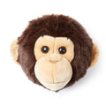 Wild&Soft Dierenkop pluche Trophy aap Joe - bruin