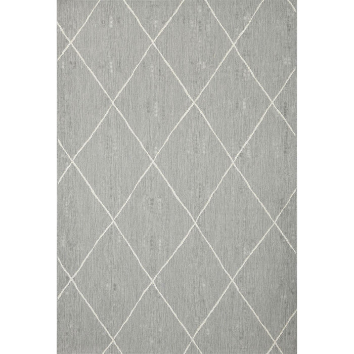 Garden Impressions Buitenkleed Diamonds licht grijs 160x230 cm