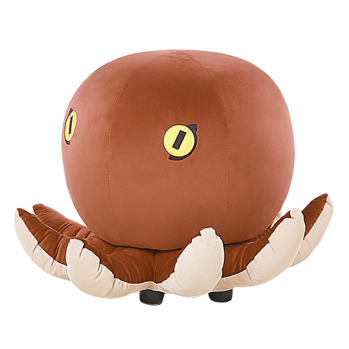 Beliani - OCTOPUS - Hocker - Bruin - Fluweel