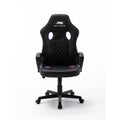 Hioshop Real Gamers Basic gamestoel zwart, paars.