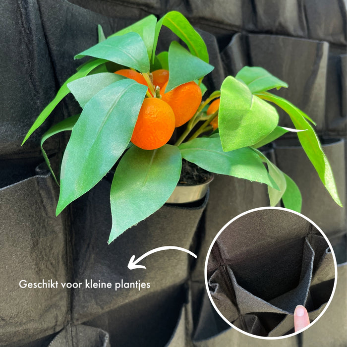 QUVIO Verticale tuin - 64 vakken - 1 x 1 meter