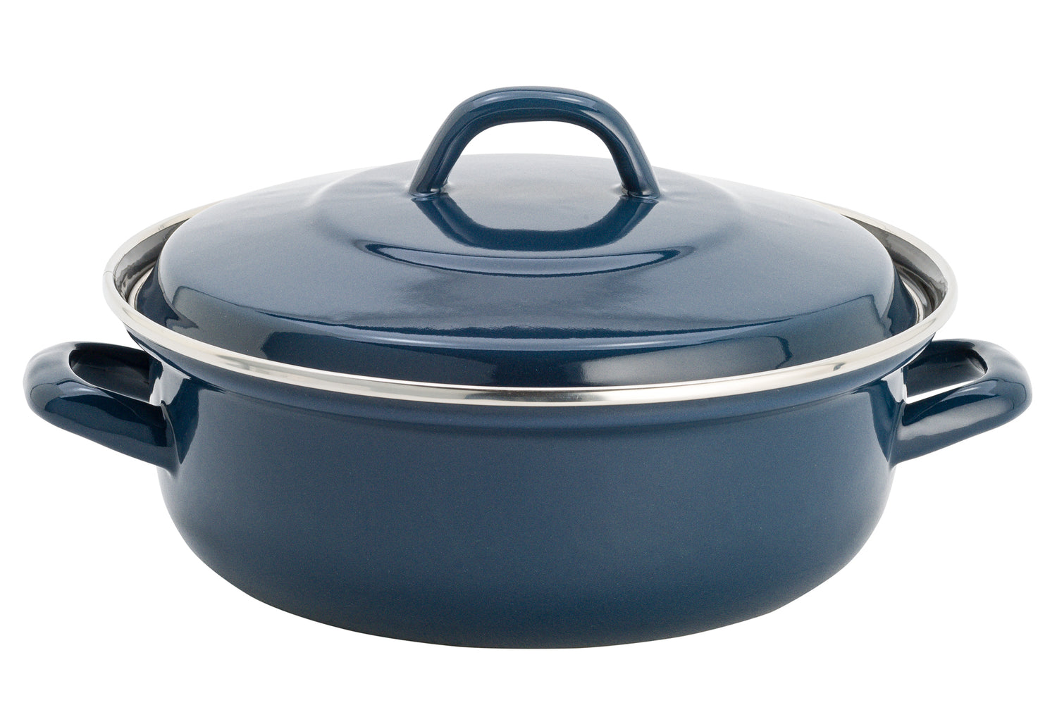 Lite-Body - Magnus Braadpan 24cm|2,5l - Emaille - Blauw - Inductie