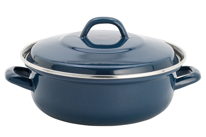 Lite-Body - Magnus Braadpan 24cm|2,5l - Emaille - Blauw - Inductie