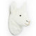 Wild&Soft Dierenkop pluche Trophy witte lama Lily - wit