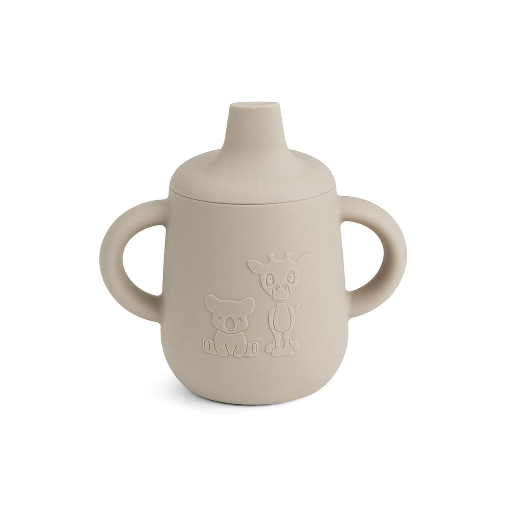 Nuuroo Kleine siliconen tuitbeker met handvaten Aiko anti