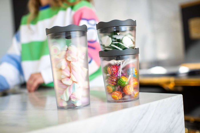 Oslo Voorraadpotten, Set van 3 Stuks, As Grijs - Koziol | Prince