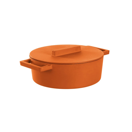 Braadpan Oranje 30 cm x 25 cm incl deksel - Sambonet