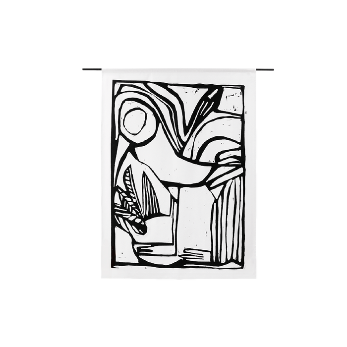 Urban Cotton - Vogel Medium - Wandkleed Outdoor