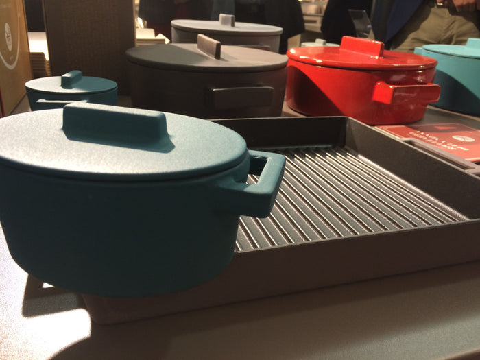 Braadpan Grijs 13 cm x 10 cm incl deksel - Sambonet