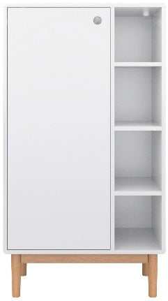 Tenzo Color Bath Badkamerkast met Vakken Wit