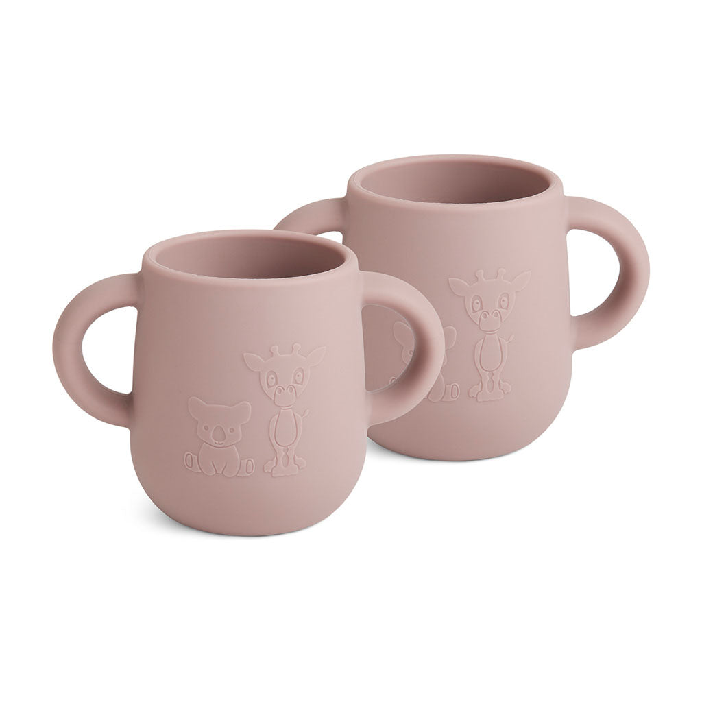 Nuuroo Siliconen kinderbeker met handvaten Abiola anti slip