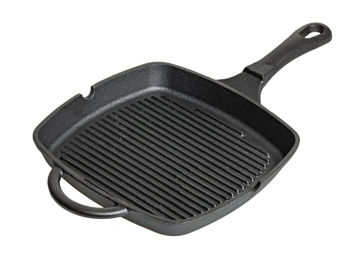 Blackwell Grillpan Gietijzer - 23 x 23 cm - Zonder anti-aanbaklaag