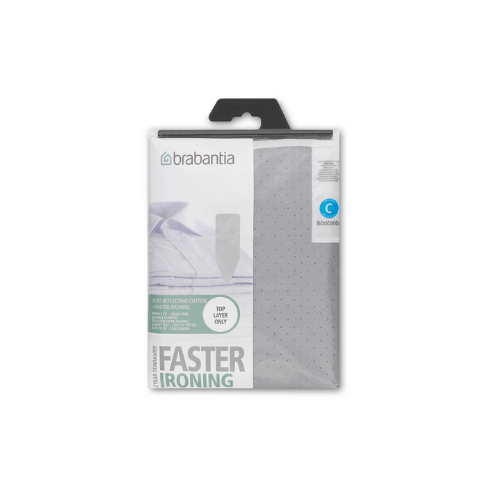 Brabantia  Metallic Type C Strijkplankhoes 124 x 45 cm