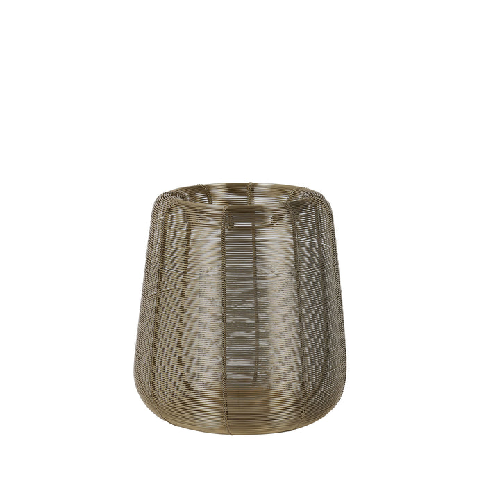 Light & Living Windlicht Adeta - Goud - Ø22,5cm