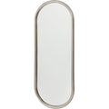 Angui spiegel 108x39 silver ovaal
