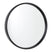 Fragix Boston wandspiegel rond - Zwart - Metaal - Ø35cm - Industrieel