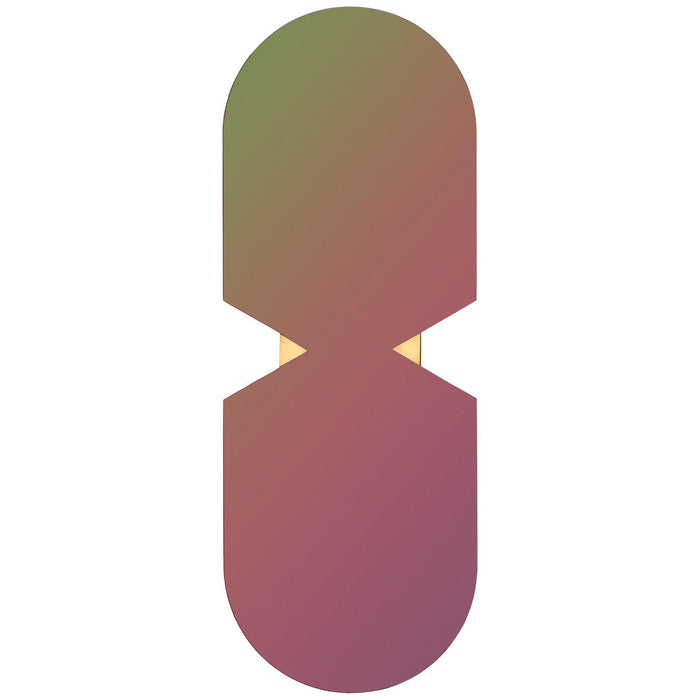 Verto spiegel 120x44,5 ovaal rainbow