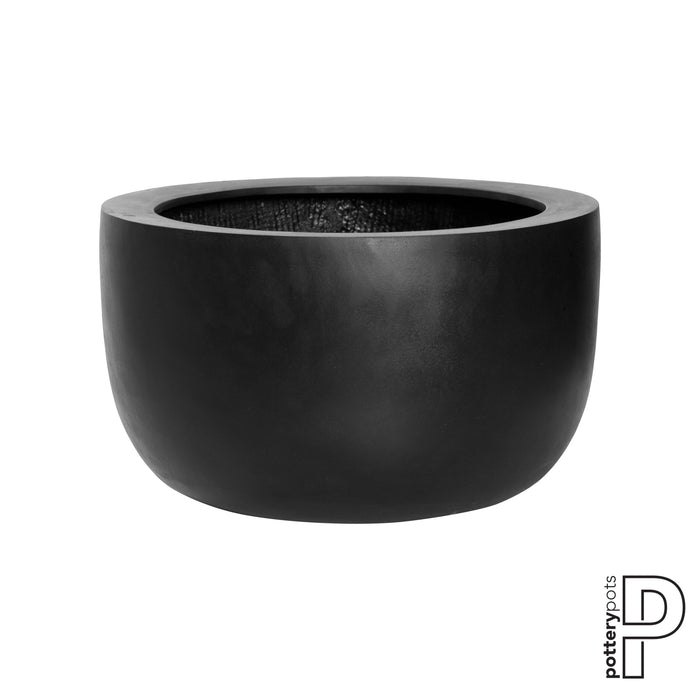 Pottery Pots Schaal-Plantenbak Sunny Zwart D 45 cm H 27 cm