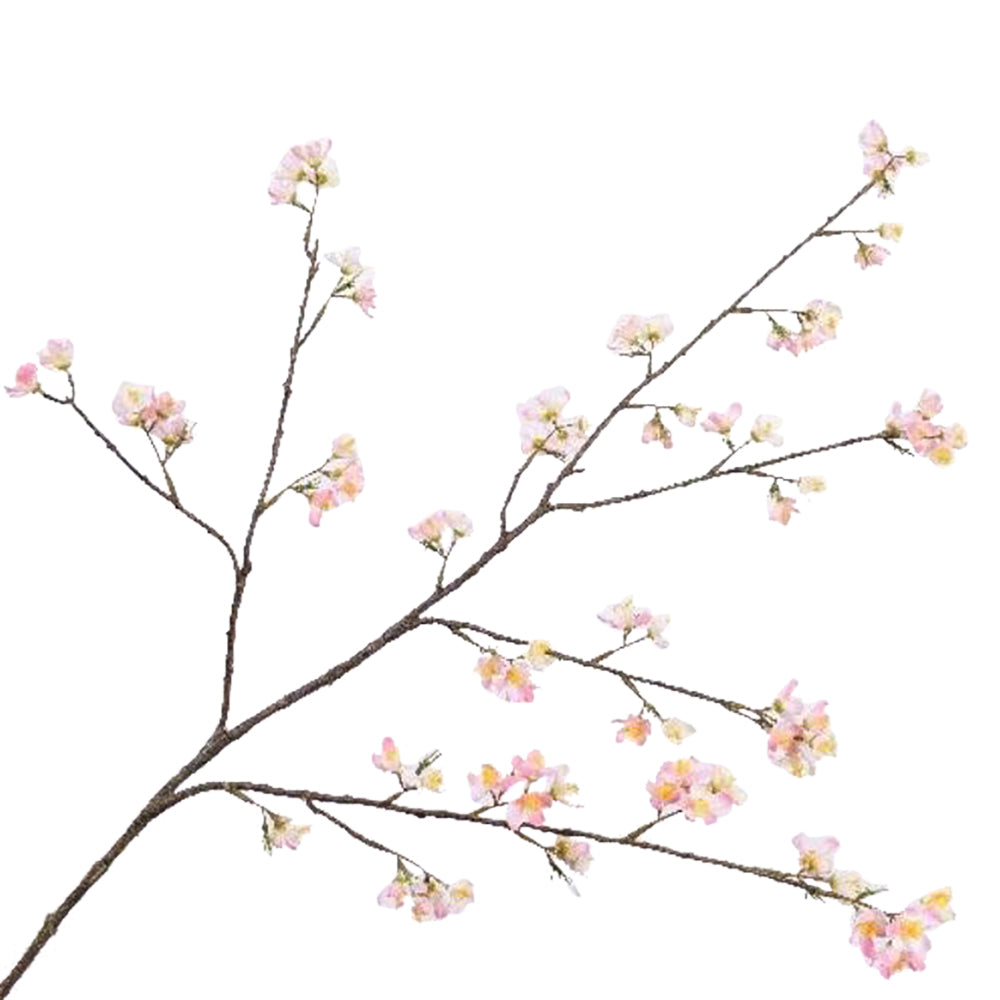 Silk-ka Kunstbloem-Zijden Bloem-Bloesem Zijde Roze 116 cm