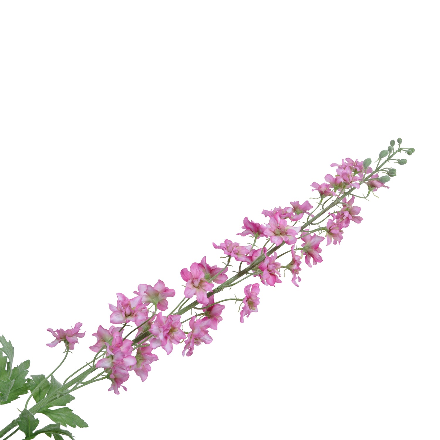 Silk-ka Kunstbloem-Zijden Bloem Delphinium Tak Roze 116 cm