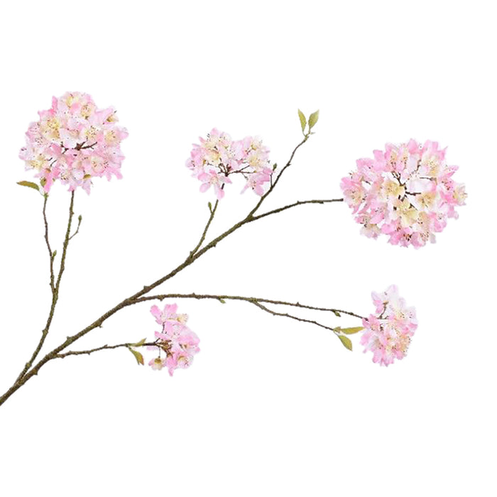 Silk-ka Kunstbloem-Zijden Bloem-Bloesem Tak Zijde Roze 112 cm