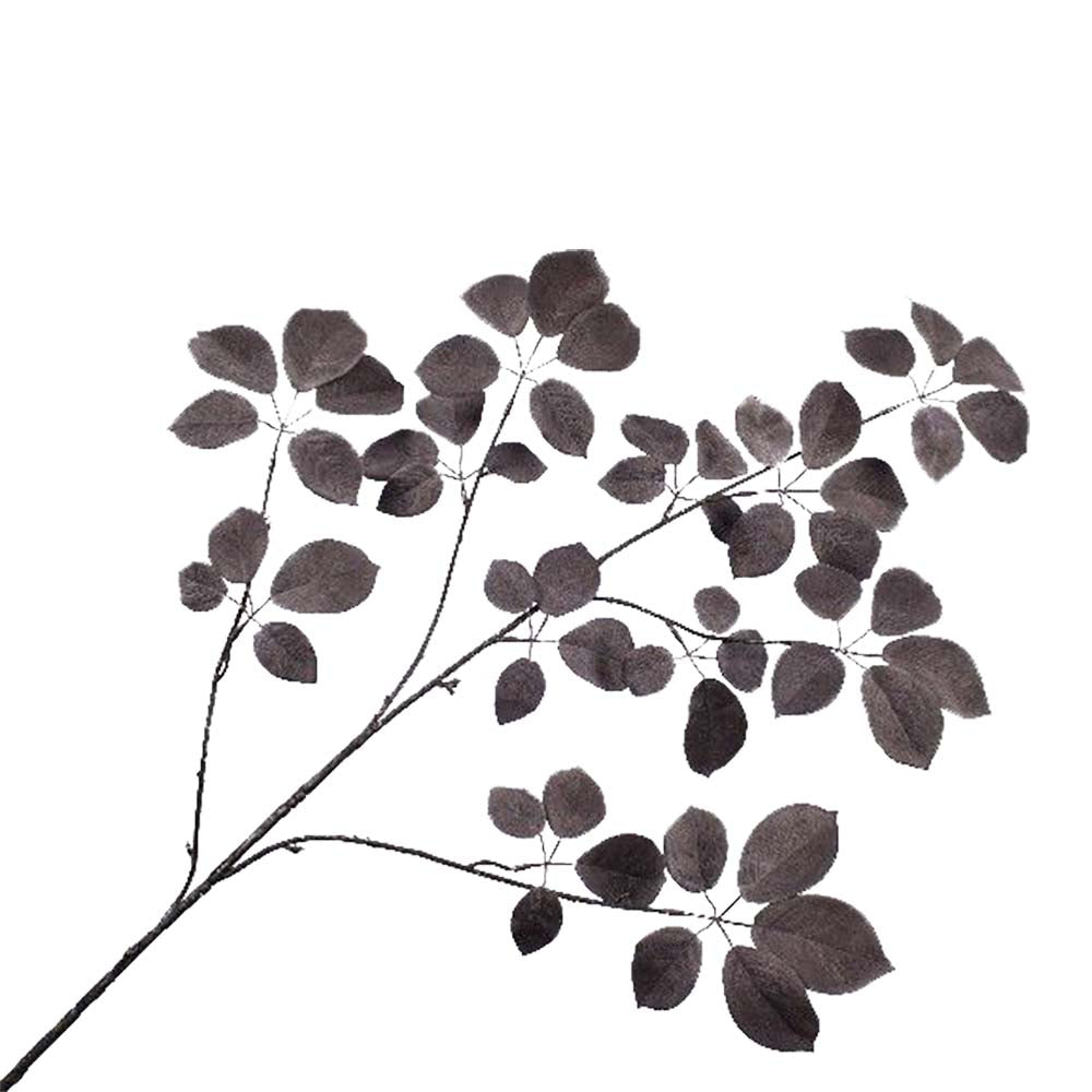 Silk-ka Kunstbloem-Zijden Bloem-Bladtak Zijde Grijs 120 cm