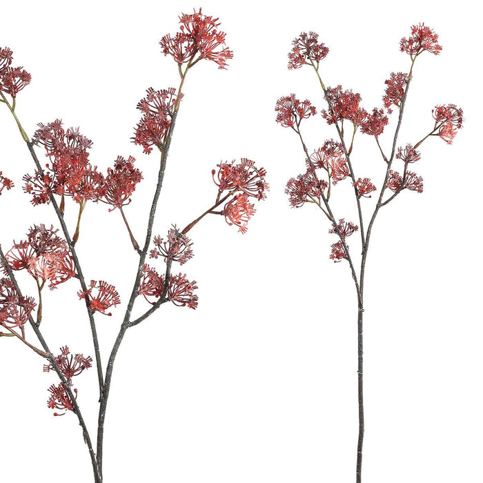 PTMD Garden Bloem Mini Bloem Kunsttak - 38 x 27 x 69 cm - Bordeaux