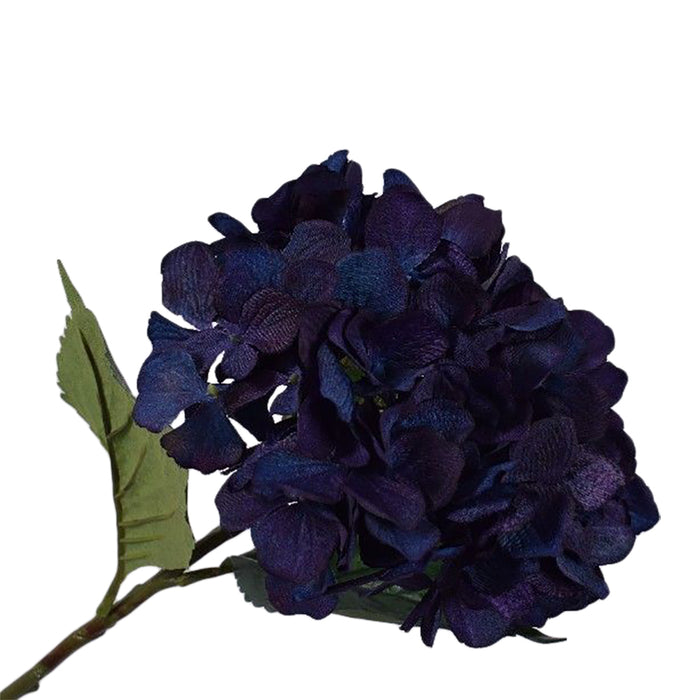 Silk-ka Zijden Bloem-Kunst Bloem Hortensia Steel Blauw Lengte 65 cm