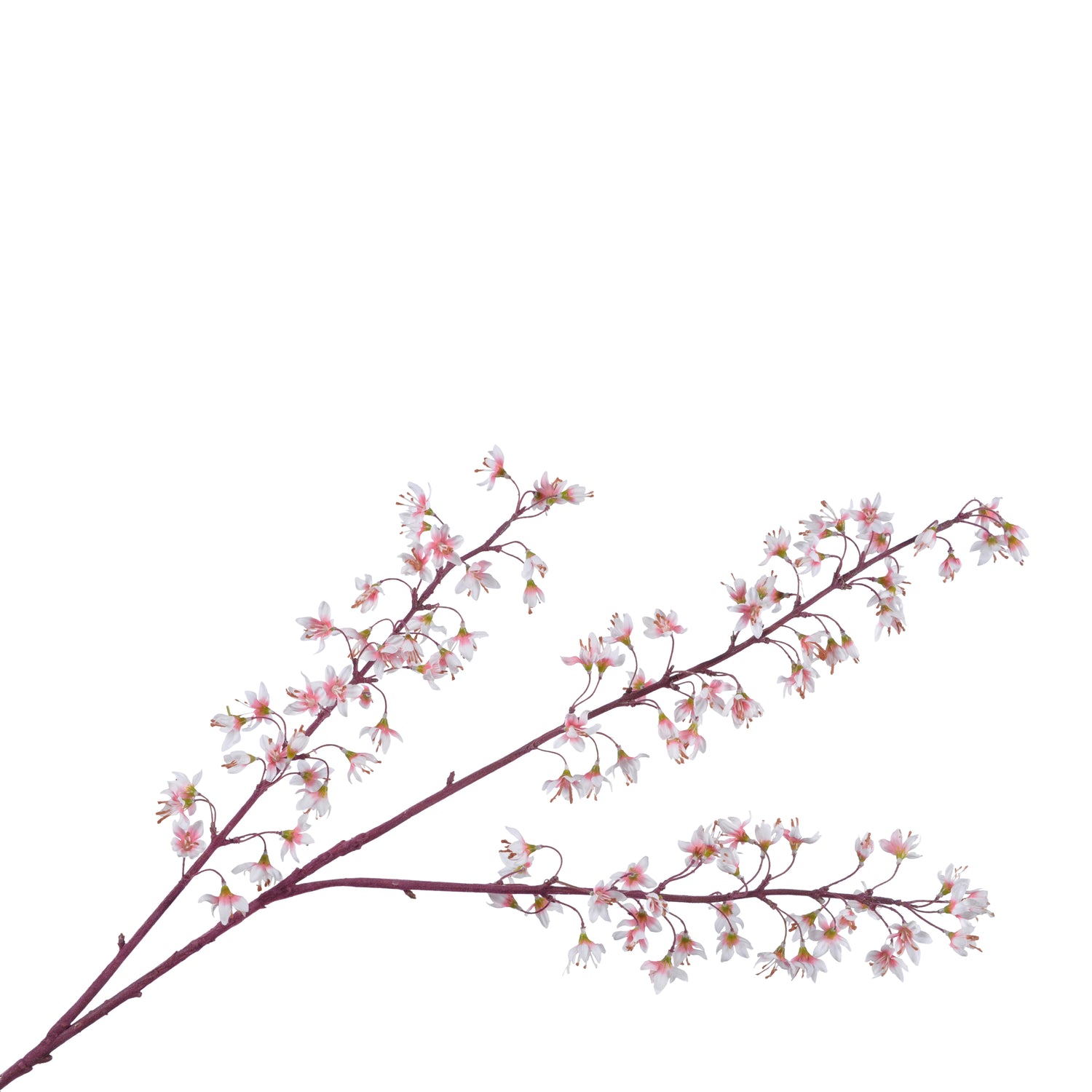 Silk-ka Kunstbloem Bloesem Tak Roze-Wit 114 cm