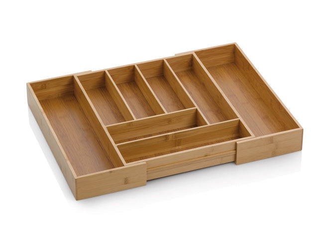 Kela - Bestekbak uitschuifbaar 35 cm x 43 cm, Bamboe - Kela | Kalma