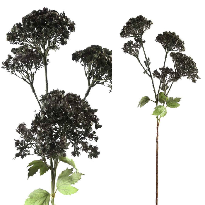 PTMD Garden Bloem Guelder Rose Kunsttak - 36 x 20 x 76 cm - Blauw