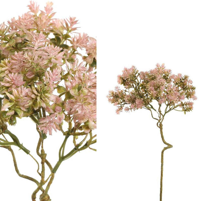 PTMD Vetplant Kunsttak - 18 x 21 x 43 cm - Roze