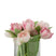 J-Line Tulpen in Vaas Groen Roze Small