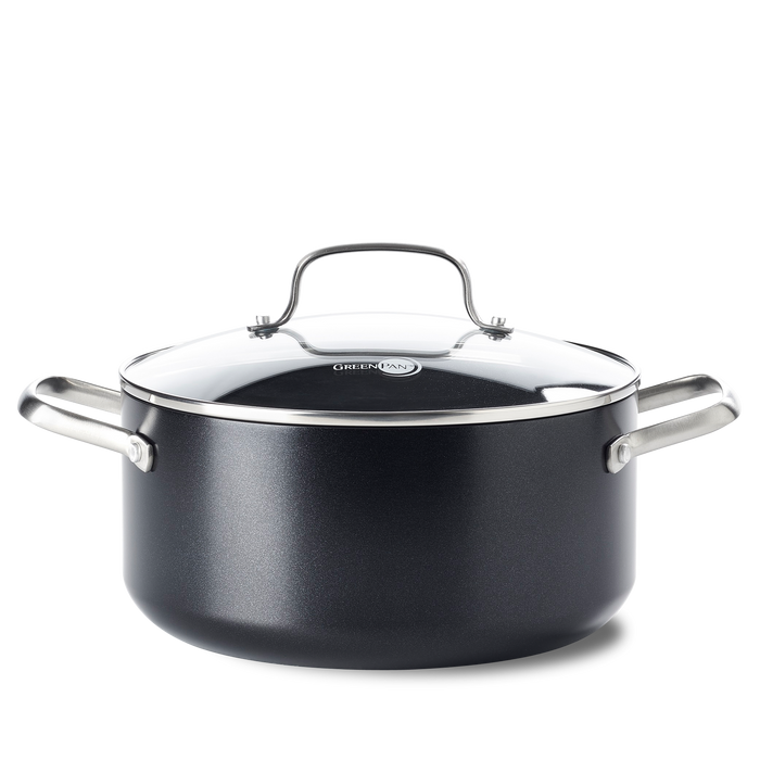 GreenPan Copenhagen kookpot met deksel 24cm|4.9L|5.2Qt